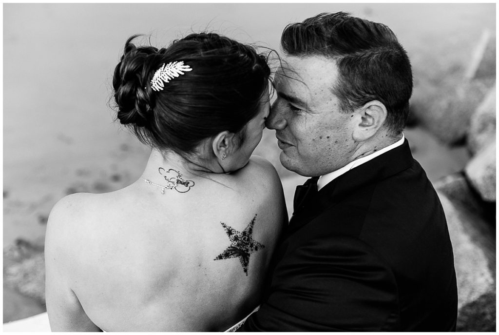 mariés à la plage, audrey guyon, photographe mariage manche