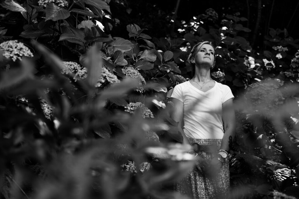 portrait de femme ayant eu le cancer du sein - audrey guyon - photographe manche